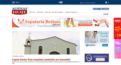 Desktop Screenshot of alfenashoje.com.br