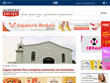 Tablet Screenshot of alfenashoje.com.br